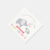 Little Peanut Elephant | BABY SHOWER | Regenboog Servet (Hoek)
