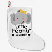 Little Peanut Elephant Kleine Kerstsok (Voorkant)