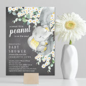 Little Peanut Elephant Neutraal Baby shower Kaart