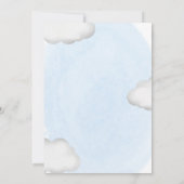 Little Peanut Green Elephant Baby shower by Mail Kaart (Achterkant)