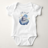 Little Peanut Hippo Baby shower Romper (Voorkant)