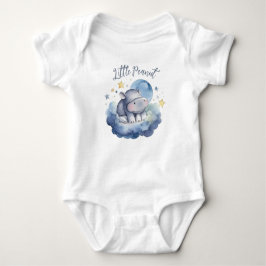 Little Peanut Hippo Baby shower Romper