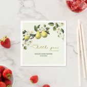 Little Pear Gender Neutral Fruit thema baby shower Servet (Insitu)