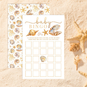 Little Pearl Baby Bingo Baby shower spel Kaart