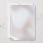 Little Pearl Baby shower Invitation Kaart (Achterkant)