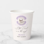 Little Pearl Baby shower Papieren Bekers (Voorkant)