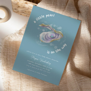 Little Pearl Baby Shower Uitnodiging