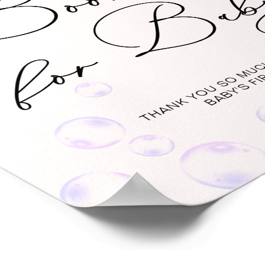 Little Pearl Boeken Voor Baby Baby Shower Poster (Hoek)