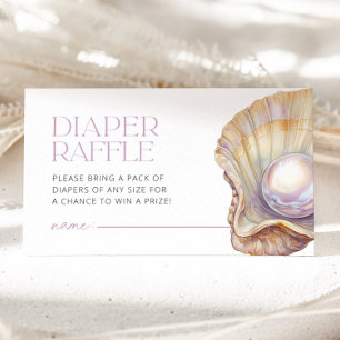 Little Pearl Ocean Beach Oyster Luier Raffle Informatiekaartje