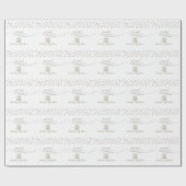 Little Pearl Seashell Onder het Zee Baby shower Cadeaupapier (Vlak)