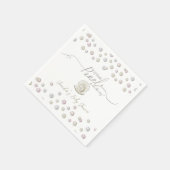 Little Pearl Seashell Onder het Zee Baby shower Servet (Hoek)