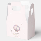 Little Pearl Seashells Diamonds Dots Baby Shower Bedankdoosjes (Geopend)