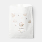 Little Pearl Seashells Dots Baby Shower Bedankzakje (Voorkant)