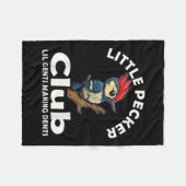 Little Pecker Club Shirt voor en achter Fleece Deken (Voorkant (Horizontaal))