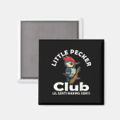 Little Pecker Club Shirt voor en achter Magneet (Voorkant / Achterkant)