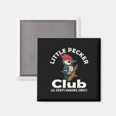 Little Pecker Club voor en achter Magneet (Voorkant / Achterkant)