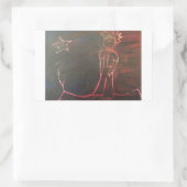 Little Pee 2 Rechthoekige Sticker (Tas)