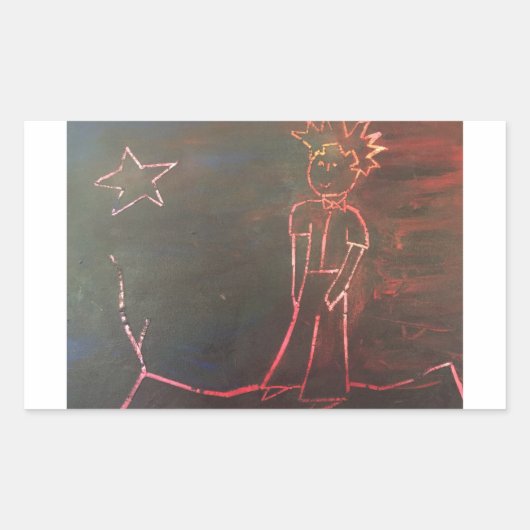 Little Pee 2 Rechthoekige Sticker (Voorkant)