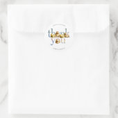Little Peep & Co. | Dank je Ronde Sticker (Tas)