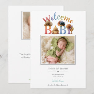 Little Peep & Co. Welkom Baby Kaart