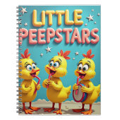 Little Peepstars - Retro Easter Band Vibes Notitieboek (Voorkant)