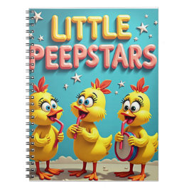 Little Peepstars - Retro Easter Band Vibes Notitieboek