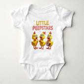 Little Peepstars - Retro Easter Band Vibes Romper (Voorkant)