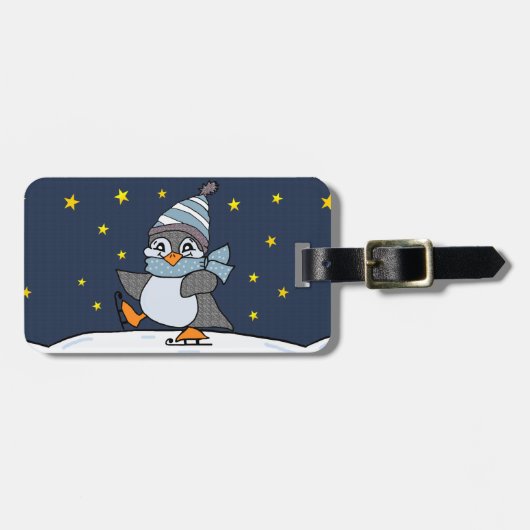 Little Penguin Bagagelabel (Voorkant horizontaal)