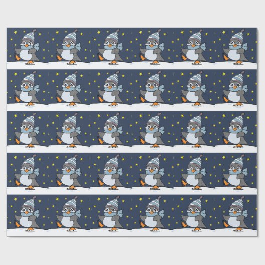 Little Penguin Cadeaupapier (Vlak)