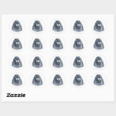 Little Penguin Critter Ronde Sticker (Vel)