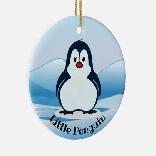 Little Penguin Design Ornament (Rechts)