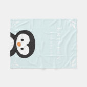 Little Penguin Fleece Blanket (Voorkant (Horizontaal))