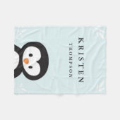 Little Penguin Fleece Blanket (Voorkant (Horizontaal))