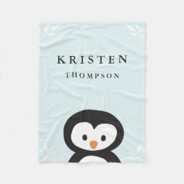 Little Penguin Fleece Blanket
