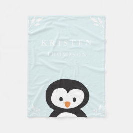 Little Penguin Fleece Blanket Deken
