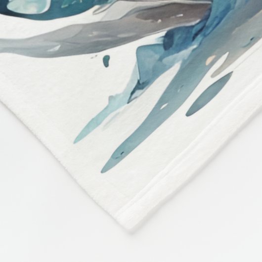 Little Penguin gepersonaliseerd Fleece Deken (Hoek)