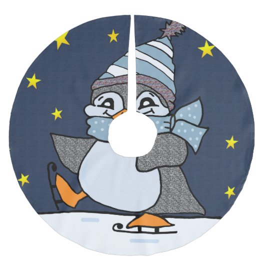 Little Penguin Kerstboom Rok (Voorkant)