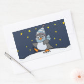Little Penguin Rechthoekige Sticker (Envelop)