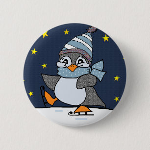 Little Penguin Ronde Button 5,7 Cm