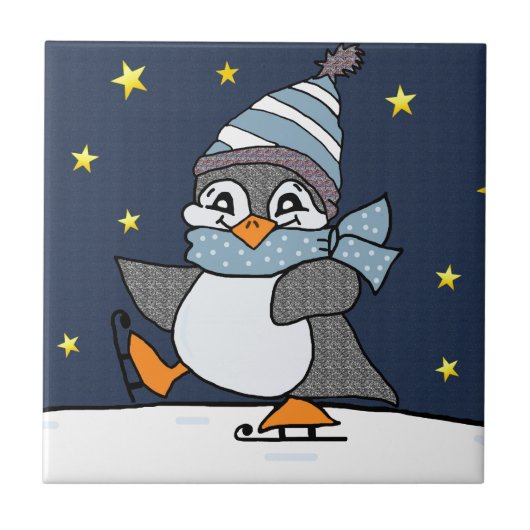 Little Penguin Tegeltje (Voorkant)