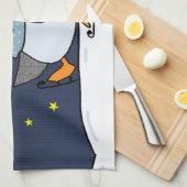 Little Penguin Theedoek (Quarter Fold)