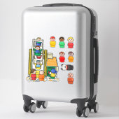 Little People Ferris Wheel Fun Sticker (Koffer)
