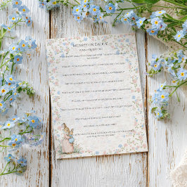 Little Peter Rabbit en mama raden spel