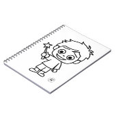 Little Phiri und Zauberstab Notitieboek (Linkerzijde)