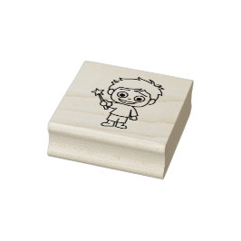 Little Phiri und Zauberstab Rubberstempel