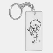 Little Phiri und Zauberstab Sleutelhanger (Voorkant Links)