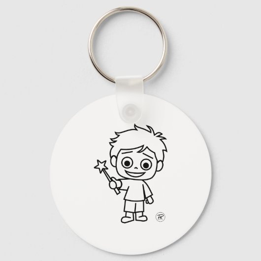 Little Phiri und Zauberstab Sleutelhanger (Achterkant)