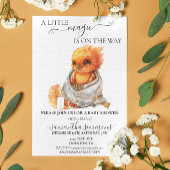 Little Phoenix Magische Mythologie Baby shower Kaart