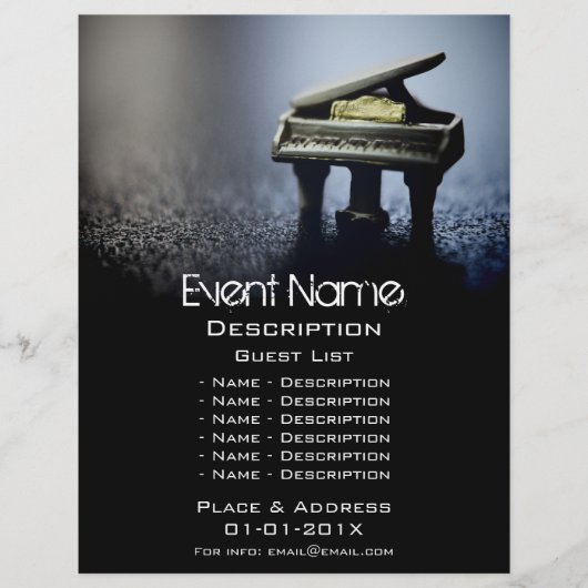 Little Piano Flyer (Voorkant)