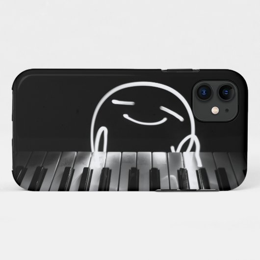 Little Piano Player Case-Mate iPhone Case (Achterkant (horizontaal))